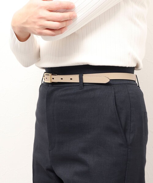 NOLLEY’S（ノーリーズ）の「リバーシブルベルト（ベルト・レディース・ブラック/ベージュ・FREE）」の5枚目の写真