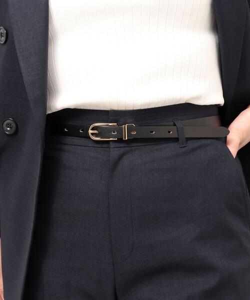 NOLLEY’S（ノーリーズ）の「リバーシブルベルト（ベルト・レディース・ブラック/ベージュ・FREE）」の9枚目の写真