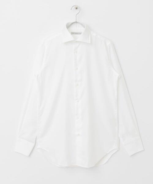 URBAN RESEARCH DOORS（アーバンリサーチドアーズ）の「LIFE STYLE TAILOR　セミワイドツイルシャツ（シャツ/ブラウス・メンズ・ホワイト/ブルー系その他・39/41/43/37）」の3枚目の写真