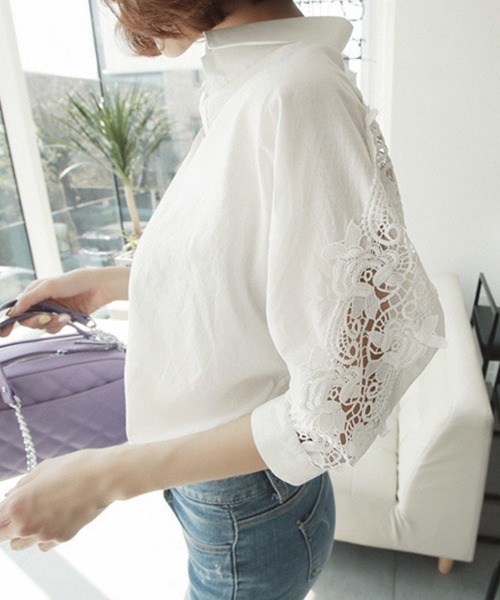 Miniministore(ミニミニストア)の「シャツブラウス レディース(シャツ/ブラウス・レディース・ホワイト・M/XL/L)」の11枚目の写真