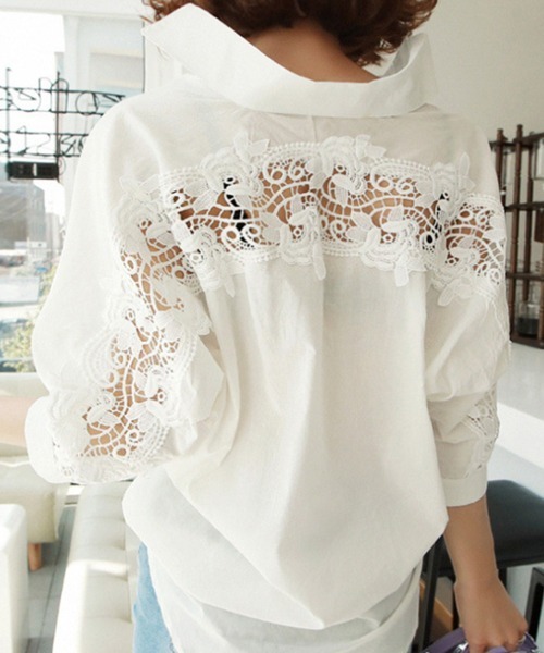 Miniministore(ミニミニストア)の「シャツブラウス レディース(シャツ/ブラウス・レディース・ホワイト・M/XL/L)」の14枚目の写真