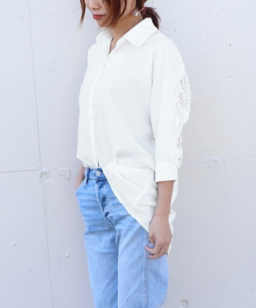 Miniministore(ミニミニストア)の「シャツブラウス レディース(シャツ/ブラウス・レディース・ホワイト・M/XL/L)」の22枚目の写真