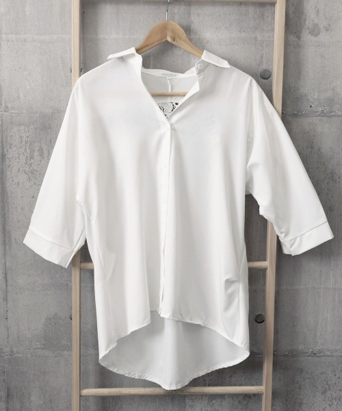 Miniministore(ミニミニストア)の「シャツブラウス レディース(シャツ/ブラウス・レディース・ホワイト・M/XL/L)」の3枚目の写真
