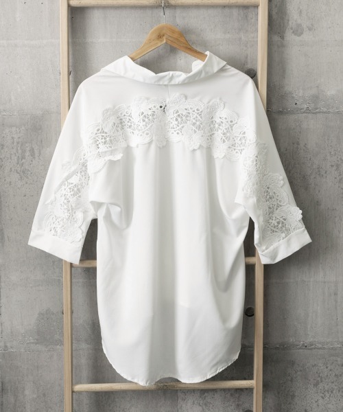 Miniministore(ミニミニストア)の「シャツブラウス レディース(シャツ/ブラウス・レディース・ホワイト・M/XL/L)」の4枚目の写真