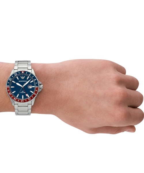 EMPORIO ARMANI(エンポリオアルマーニ)の「エンポリオ・アルマーニ 腕時計 メンズ アナログ ステンレス AR11590(アナログ腕時計・メンズ・シルバー・FREE)」の5枚目の写真