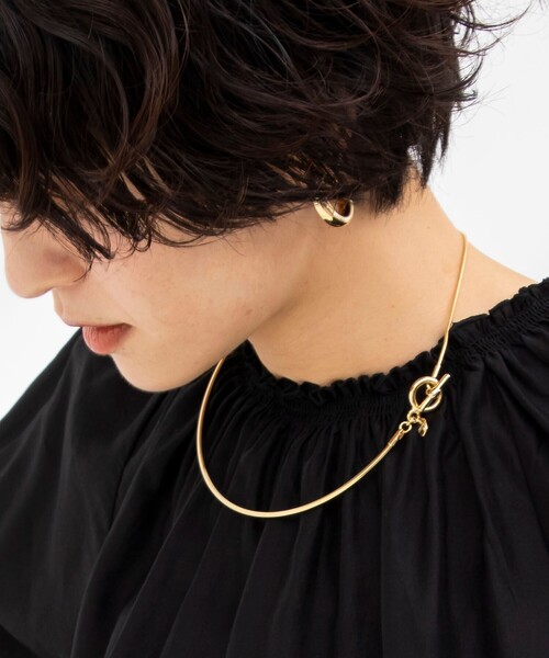 NOLLEY’S(ノーリーズ)の「ハーフチョーカーネックレス(ネックレス・レディース・ゴールド/シルバー・FREE)」の2枚目の写真