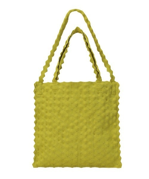 Plantation（プランテーション）の「凸凹サック/トートバッグ / (O)（トートバッグ・レディース・ライトグリーン/ピンク/ブルー/ブラック/ホワイト・FREE）」の10枚目の写真