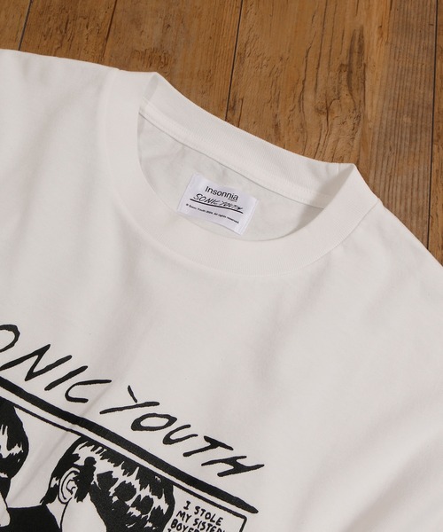 Insonnia PROJECTS（インソニアプロジェクト）の「Insonnia Projects インソニアプロジェクト / SONIC YOUTH RP GOO TEE / ソニックユースアールピーグーティー ビッグシルエットプリントTシャツ バンドT / IP-SY-010（Tシャツ/カットソー・メンズ・ホワイト/ブラック・1/2/3）」の10枚目の写真