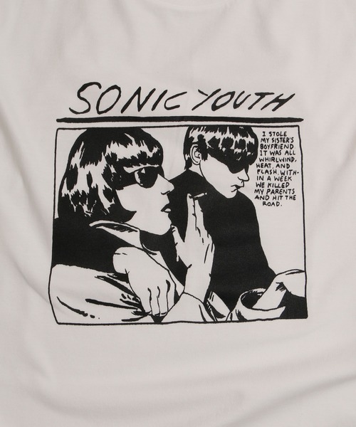 Insonnia PROJECTS（インソニアプロジェクト）の「Insonnia Projects インソニアプロジェクト / SONIC YOUTH RP GOO TEE / ソニックユースアールピーグーティー ビッグシルエットプリントTシャツ バンドT / IP-SY-010（Tシャツ/カットソー・メンズ・ホワイト/ブラック・1/2/3）」の12枚目の写真