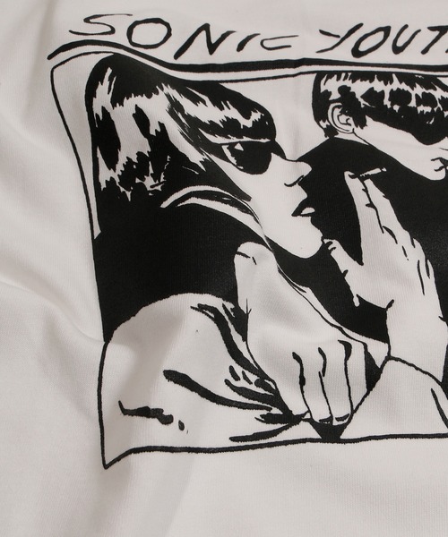 Insonnia PROJECTS（インソニアプロジェクト）の「Insonnia Projects インソニアプロジェクト / SONIC YOUTH RP GOO TEE / ソニックユースアールピーグーティー ビッグシルエットプリントTシャツ バンドT / IP-SY-010（Tシャツ/カットソー・メンズ・ホワイト/ブラック・1/2/3）」の13枚目の写真