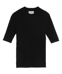 CLANE | 【CLANE/クラネ】H/N HALF SLEEVE RIB KNIT TOPS/ハーフスリーブリブニットトップス(ニット/セーター)