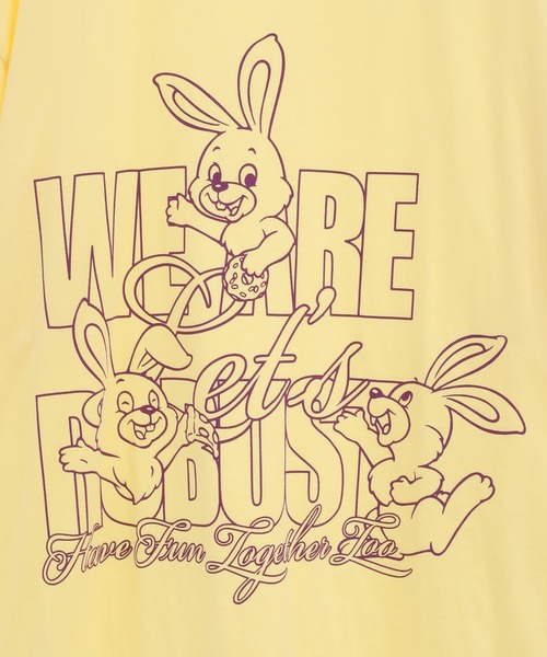 Candy Stripper(キャンディストリッパー)の「WE ARE ROBUST BIG Tシャツ(Tシャツ/カットソー・レディース・ピンク/イエロー/オフホワイト/ブラック・2)」の10枚目の写真