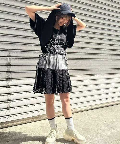 Candy Stripper(キャンディストリッパー)の「WE ARE ROBUST BIG Tシャツ(Tシャツ/カットソー・レディース・ピンク/イエロー/オフホワイト/ブラック・2)」の16枚目の写真