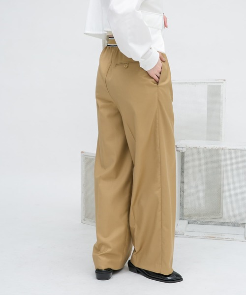 KBF(ケイビーエフ)の「ウエストゴムデザインイージーパンツ(その他パンツ・レディース・チャコールグレー/グレー/ベージュ・ONE)」の18枚目の写真