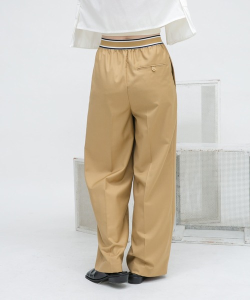 KBF(ケイビーエフ)の「ウエストゴムデザインイージーパンツ(その他パンツ・レディース・チャコールグレー/グレー/ベージュ・ONE)」の19枚目の写真