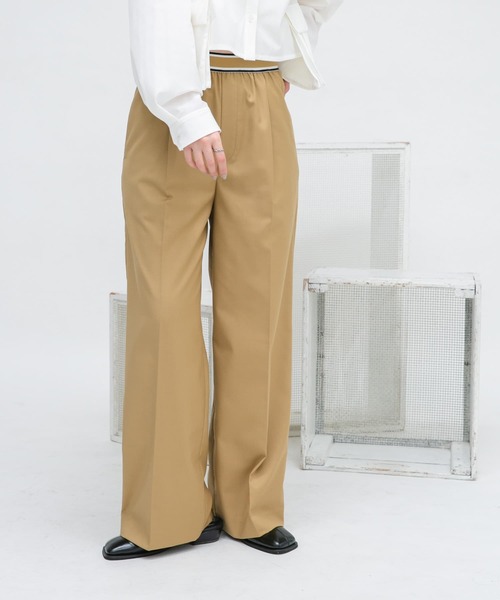 KBF(ケイビーエフ)の「ウエストゴムデザインイージーパンツ(その他パンツ・レディース・チャコールグレー/グレー/ベージュ・ONE)」の20枚目の写真