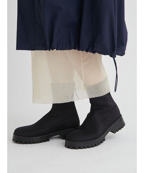 emmi（エミ）の「eco 3wayレイヤード撥水コート（ナイロンジャケット・レディース・ネイビー/ライトベージュ・1/0）」の10枚目の写真