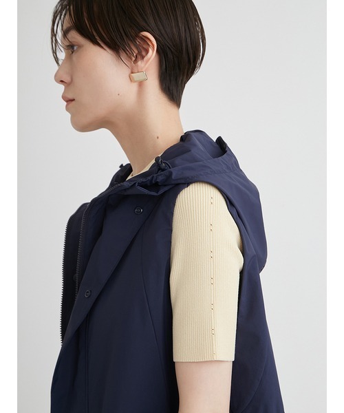 emmi（エミ）の「eco 3wayレイヤード撥水コート（ナイロンジャケット・レディース・ネイビー/ライトベージュ・1/0）」の21枚目の写真