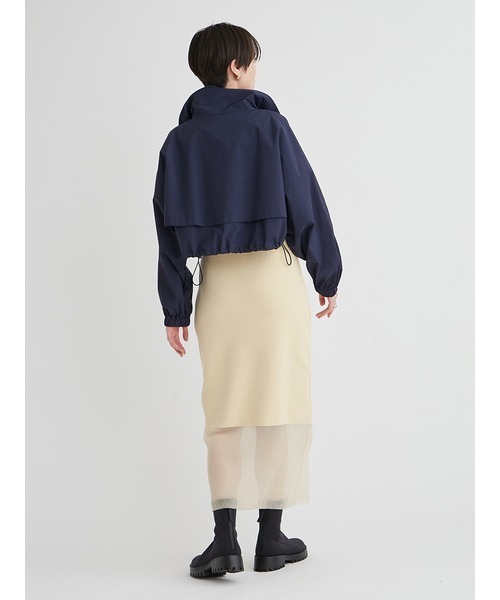 emmi（エミ）の「eco 3wayレイヤード撥水コート（ナイロンジャケット・レディース・ネイビー/ライトベージュ・1/0）」の5枚目の写真