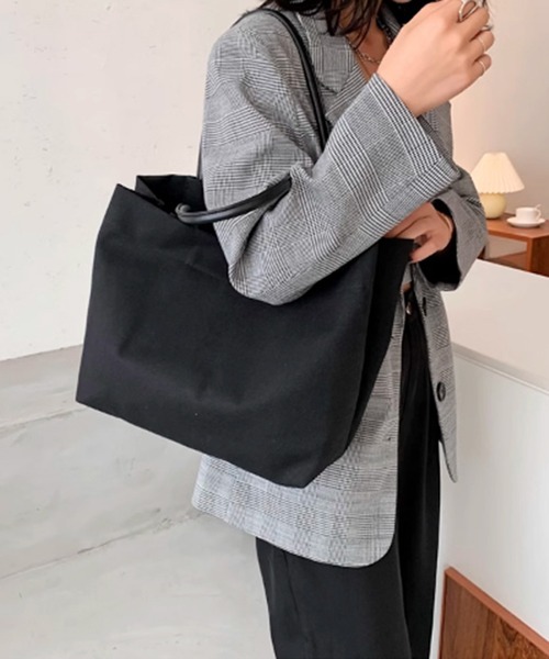 キャンバストートバッグ BLACKxBLACK2（S / M / Lサイズ）