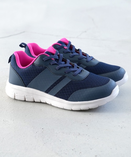 SLACK FOOTWEAR（スラックフットウェア）の「【MESSOULIERS】ウォーキングシューズ（スニーカー・レディース・ネイビー/ブラック・23/24/22.5/24.5/23.5）」の4枚目の写真