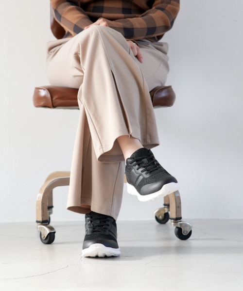 SLACK FOOTWEAR（スラックフットウェア）の「【MESSOULIERS】ウォーキングシューズ（スニーカー・レディース・ネイビー/ブラック・23/24/22.5/24.5/23.5）」の15枚目の写真