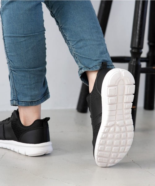 SLACK FOOTWEAR（スラックフットウェア）の「【MESSOULIERS】ウォーキングシューズ（スニーカー・レディース・ネイビー/ブラック・23/24/22.5/24.5/23.5）」の12枚目の写真