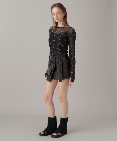 FOREVER 21（フォーエバー トゥエンティーワン）の「【2024SS】アソートユーティリティラップミニスカート（スカート・レディース・カーキ/ブラック/グレー・FREE）」の6枚目の写真