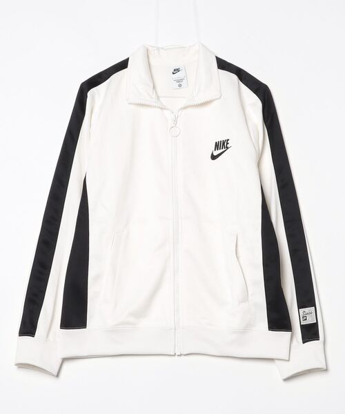 NIKE（ナイキ）の「ナイキ NIKE ナイキ NSW PK NCPS L/S ジャケット（ジャージ・レディース・ブラック/オリーブ/オフホワイト・S/M/L）」の2枚目の写真