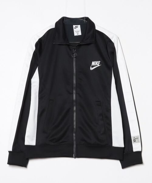 NIKE（ナイキ）の「ナイキ NIKE ナイキ NSW PK NCPS L/S ジャケット（ジャージ・レディース・ブラック/オリーブ/オフホワイト・S/M/L）」の3枚目の写真