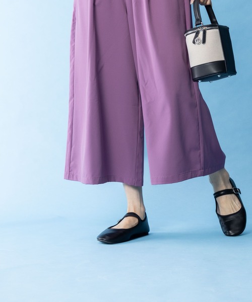 NAVY(ネイビー)の「NAVY 冷感 UVカット ドライ イージーパンツ スカンツ(その他パンツ・レディース・ネイビー/パープル系その他/ブラック・L/M/S)」の10枚目の写真