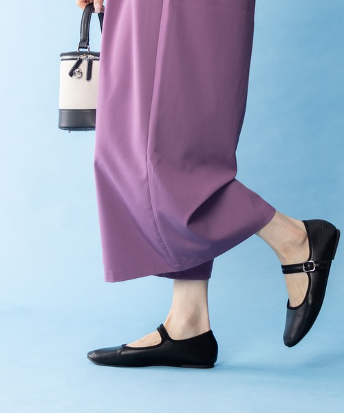 NAVY(ネイビー)の「NAVY 冷感 UVカット ドライ イージーパンツ スカンツ(その他パンツ・レディース・ネイビー/パープル系その他/ブラック・L/M/S)」の11枚目の写真