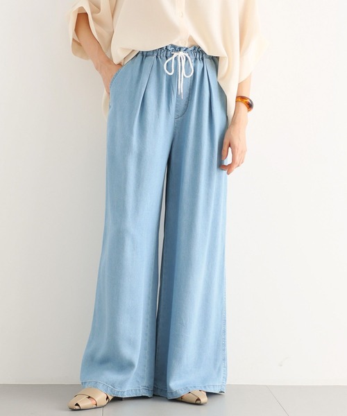 ヤードセール ライトブルーデニム S ZARA】BAGGY FIT デニムパンツ ライトブルー | 4048/400/406
