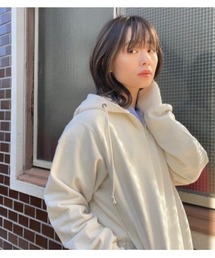 【PHATEE】ファティー HEMP SWEAT CHOCO ZIP PARKA