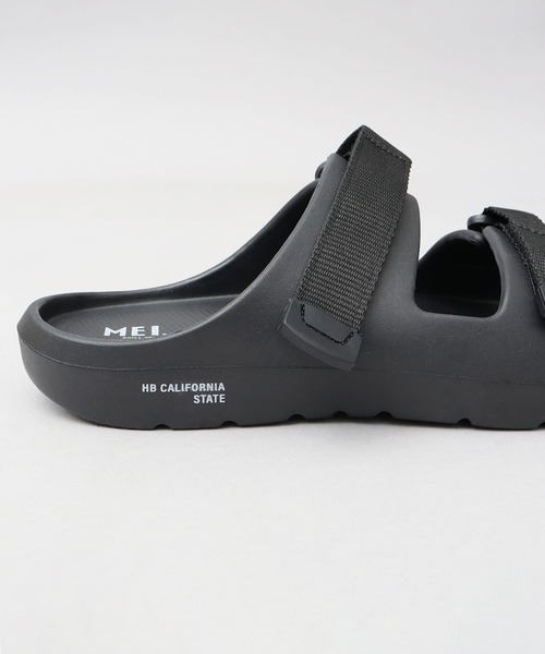 MEI(メイ)の「軽量 ダブルテープ リカバリー 高クッション EVA スライドサンダル(サンダル・メンズ・ホワイト/ブラック・M/S/L)」の9枚目の写真