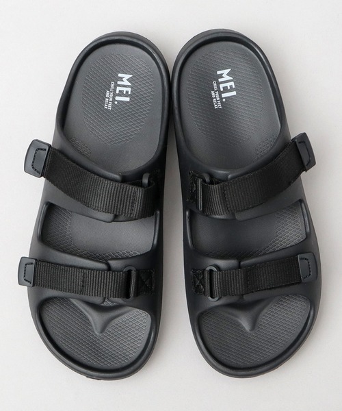 MEI(メイ)の「軽量 ダブルテープ リカバリー 高クッション EVA スライドサンダル(サンダル・メンズ・ホワイト/ブラック・M/S/L)」の14枚目の写真