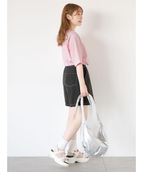 ehka sopo（エヘカソポ）の「リボンショルダーバッグ（ハンドバッグ・レディース・シルバー/ブラック/キナリ・F）」の21枚目の写真