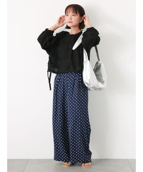 ehka sopo（エヘカソポ）の「リボンショルダーバッグ（ハンドバッグ・レディース・シルバー/ブラック/キナリ・F）」の22枚目の写真