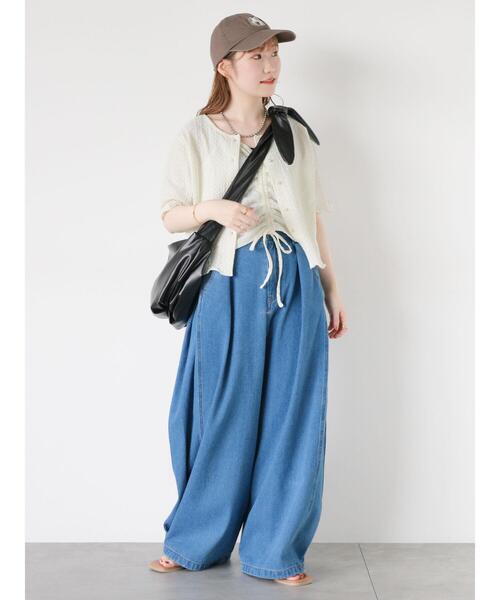 ehka sopo（エヘカソポ）の「リボンショルダーバッグ（ハンドバッグ・レディース・シルバー/ブラック/キナリ・F）」の16枚目の写真