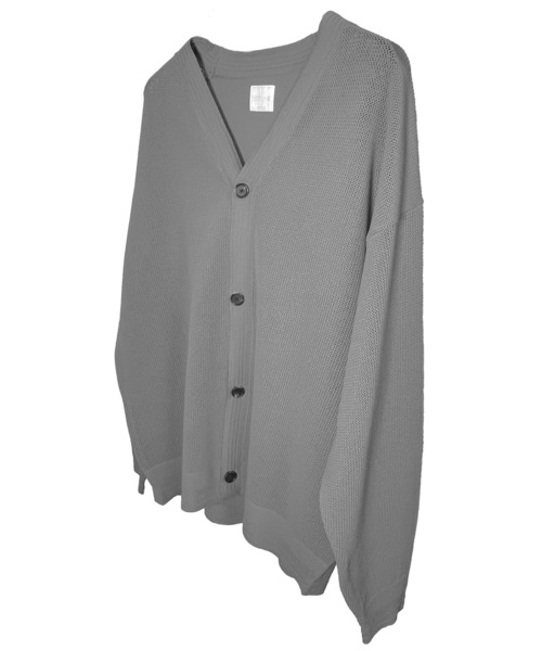 FORTUNA HOMME（フォルトゥナオム）の「FORTUNAHOMME ECOTEC Knit Mesh CD（ニット/セーター・メンズ・グレー/トップグレー/ブラック・2/1）」の7枚目の写真