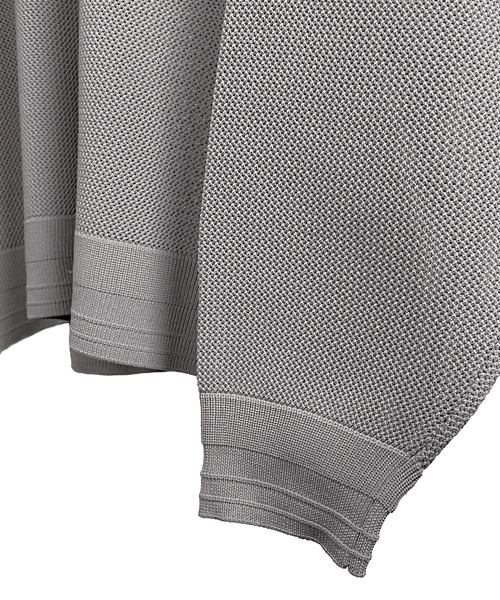 FORTUNA HOMME（フォルトゥナオム）の「FORTUNAHOMME ECOTEC Knit Mesh CD（ニット/セーター・メンズ・グレー/トップグレー/ブラック・2/1）」の8枚目の写真