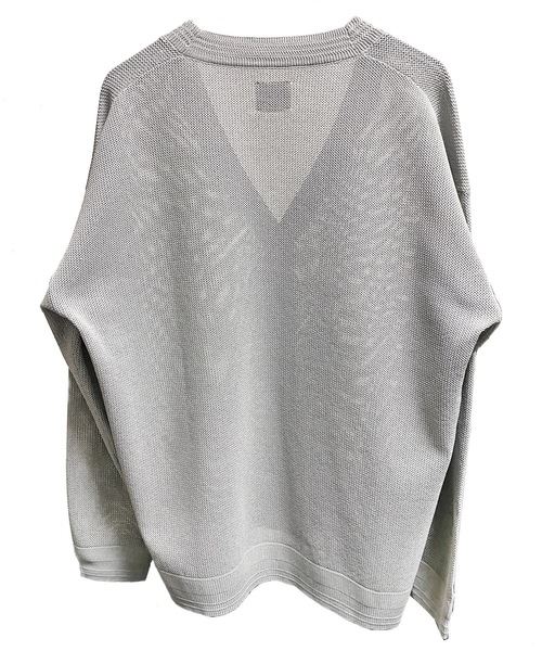 FORTUNA HOMME（フォルトゥナオム）の「FORTUNAHOMME ECOTEC Knit Mesh CD（ニット/セーター・メンズ・グレー/トップグレー/ブラック・2/1）」の9枚目の写真