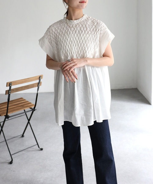 Riberry（リベリー）の「インド綿スモッキング刺繍フレア