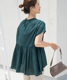 URBAN RESEARCH DOORS（アーバンリサーチドアーズ）の「コットンボイルサイドギャザーブラウス（シャツ/ブラウス・レディース）」