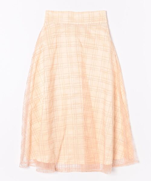 SWINGLE(スウィングル)の「スパンチェックチュールフレアスカート(スカート・レディース・サックスブルー/ピンク/ブラック・FREE)」の22枚目の写真