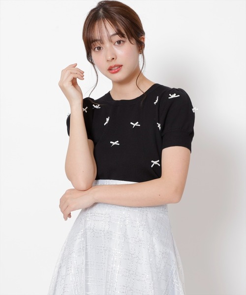 SWINGLE(スウィングル)の「スパンチェックチュールフレアスカート(スカート・レディース・サックスブルー/ピンク/ブラック・FREE)」の14枚目の写真