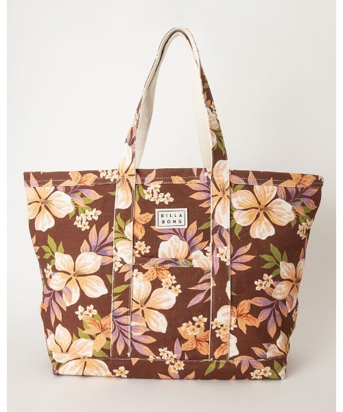 BILLABONG（ビラボン）の「BILLABONG レディース ALL DAY BEACH TOTE トートバッグ 【2024年夏モデル】/ビラボンコットントートバッグ（トートバッグ・レディース・ブラウン/グリーン系その他・FREE）」の6枚目の写真