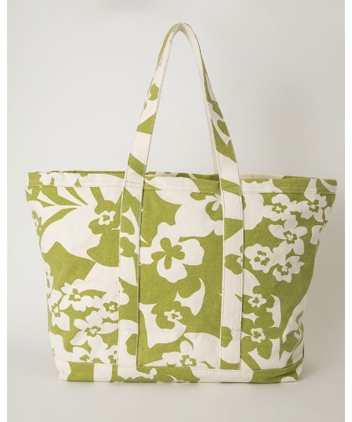 BILLABONG（ビラボン）の「BILLABONG レディース ALL DAY BEACH TOTE トートバッグ 【2024年夏モデル】/ビラボンコットントートバッグ（トートバッグ・レディース・ブラウン/グリーン系その他・FREE）」の14枚目の写真