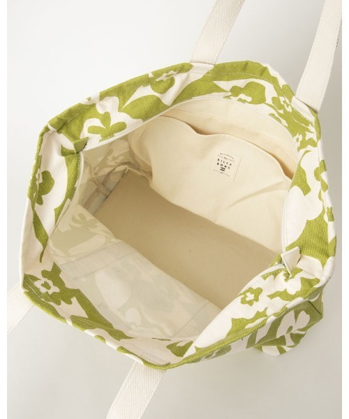 BILLABONG（ビラボン）の「BILLABONG レディース ALL DAY BEACH TOTE トートバッグ 【2024年夏モデル】/ビラボンコットントートバッグ（トートバッグ・レディース・ブラウン/グリーン系その他・FREE）」の9枚目の写真