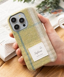 emonique | iPhoneケース カバー ウール風ツイード モヘア【11/12/12pro/13/13pro/14/14pro/15/15pro対応】(スマホケース/カバー)